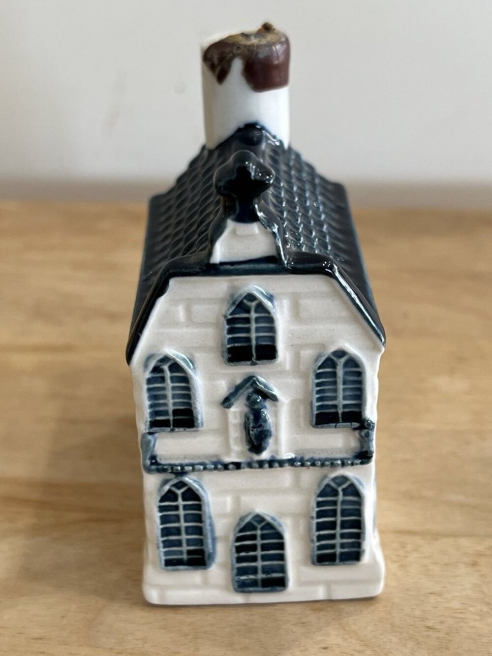 KLM Delft Blue House #7 Rynbende Holland Airline Souvenir Ceramic Rare EMPTY Vtg